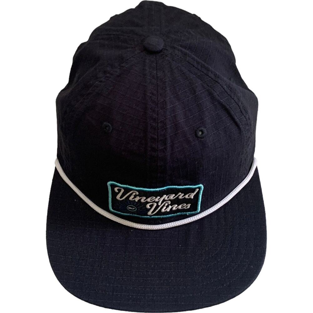 Vineyard Vines Script Patch Logo Ripstop Snapback… - image 10